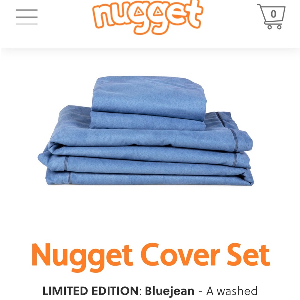 Blue jean nugget comfort cover